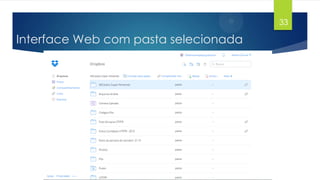 33

Interface Web com pasta selecionada

 