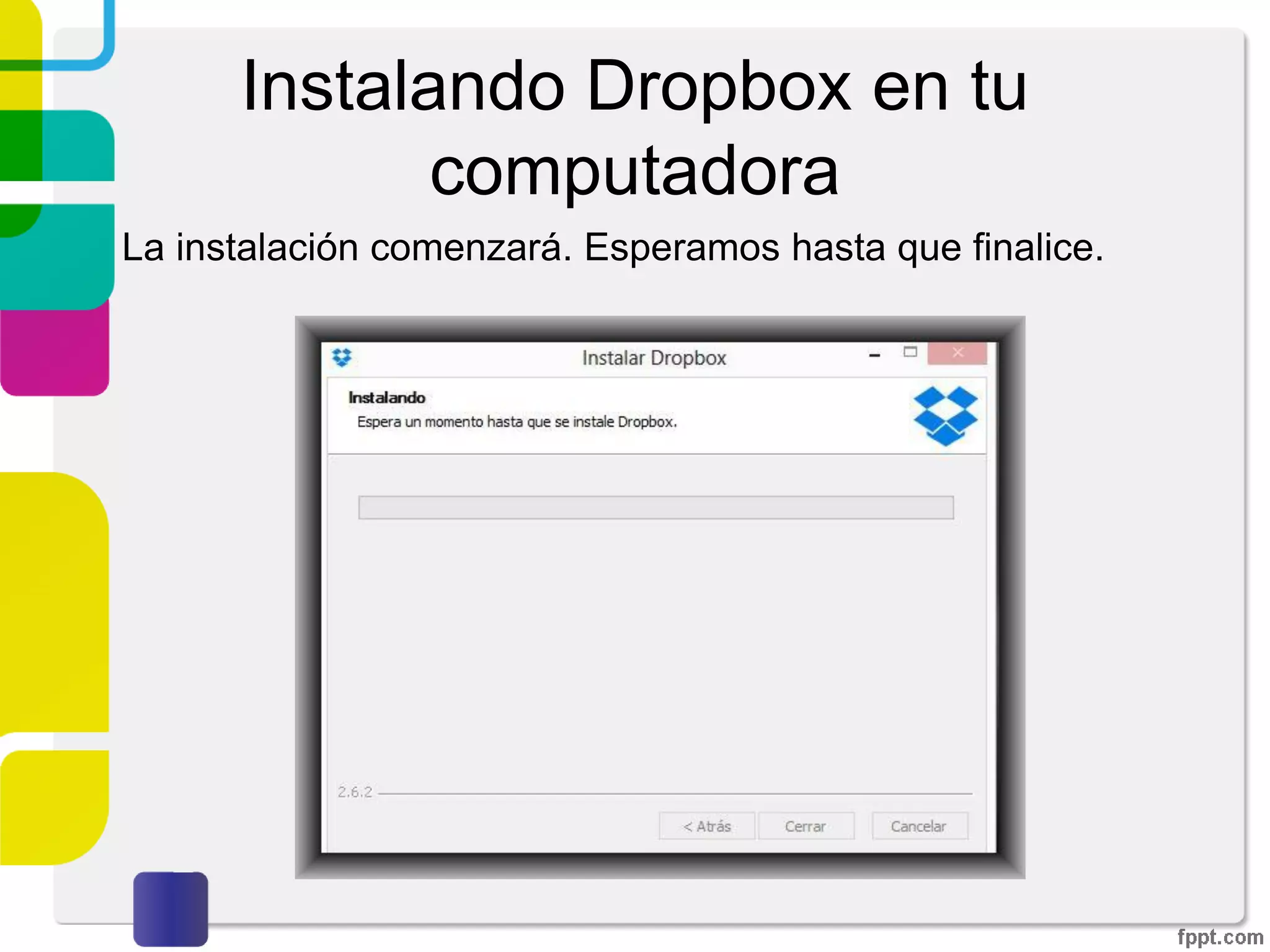 Escritorio de Dropbox
Mailbox
Dropbox ofrece también el servicio de correo. Al descargar
la aplicación móvil obtienes 1 gb de almacenamiento extra.
 