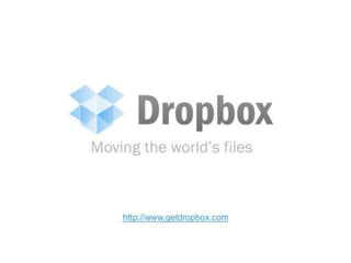Dropbox Pitch Deck - not a template