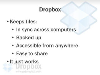 Dropbox Pitch Deck - not a template