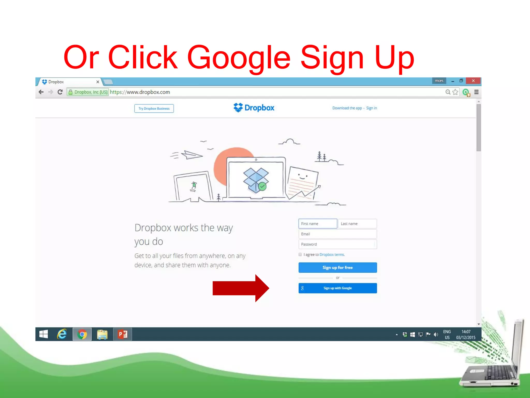 Or Click Google Sign Up
 