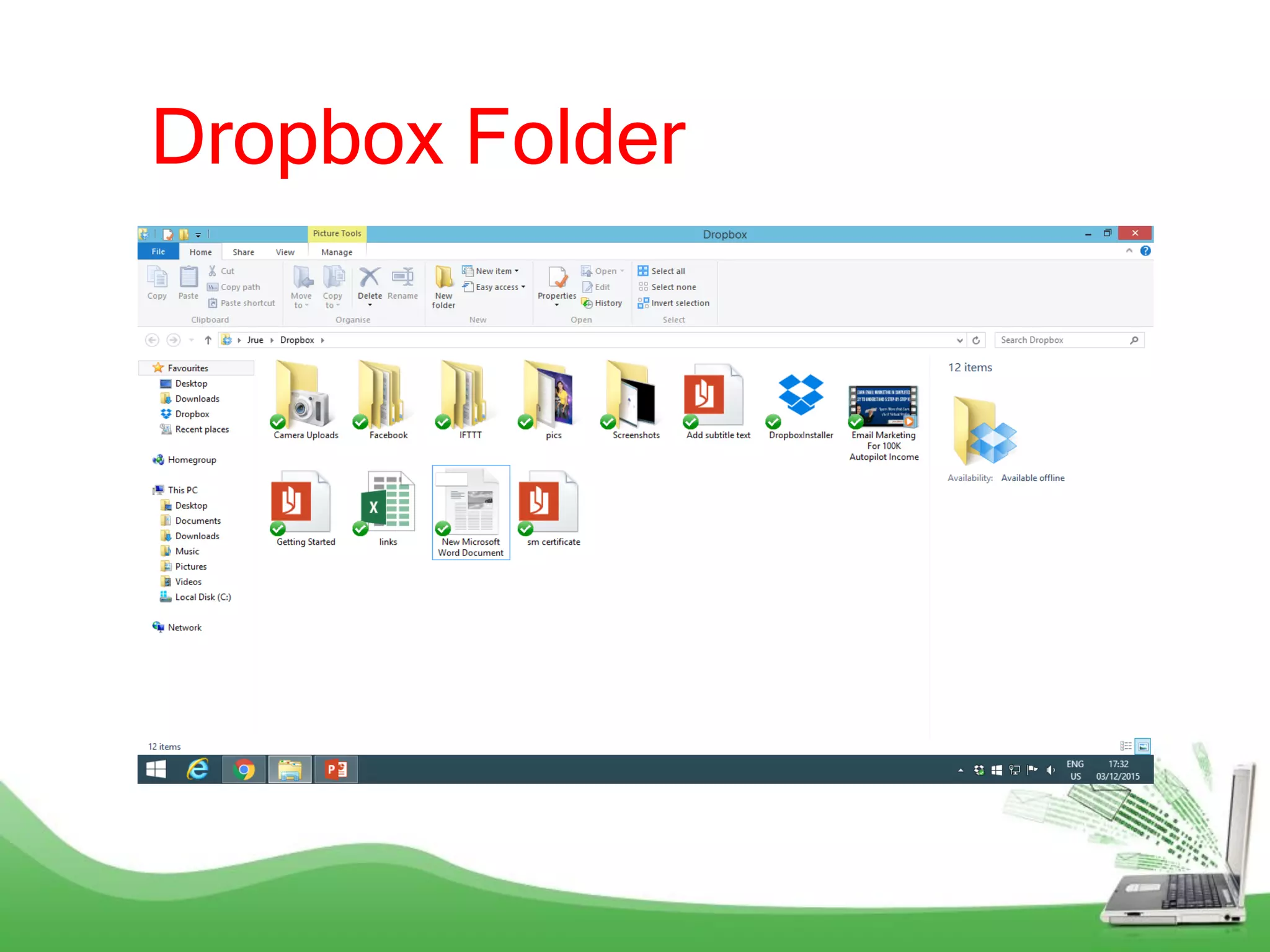 Dropbox Folder
 