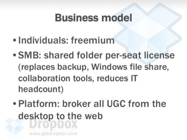 Dropbox 슬라이드 14