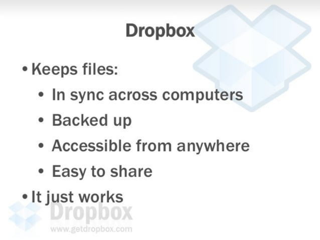 Dropbox 슬라이드 6