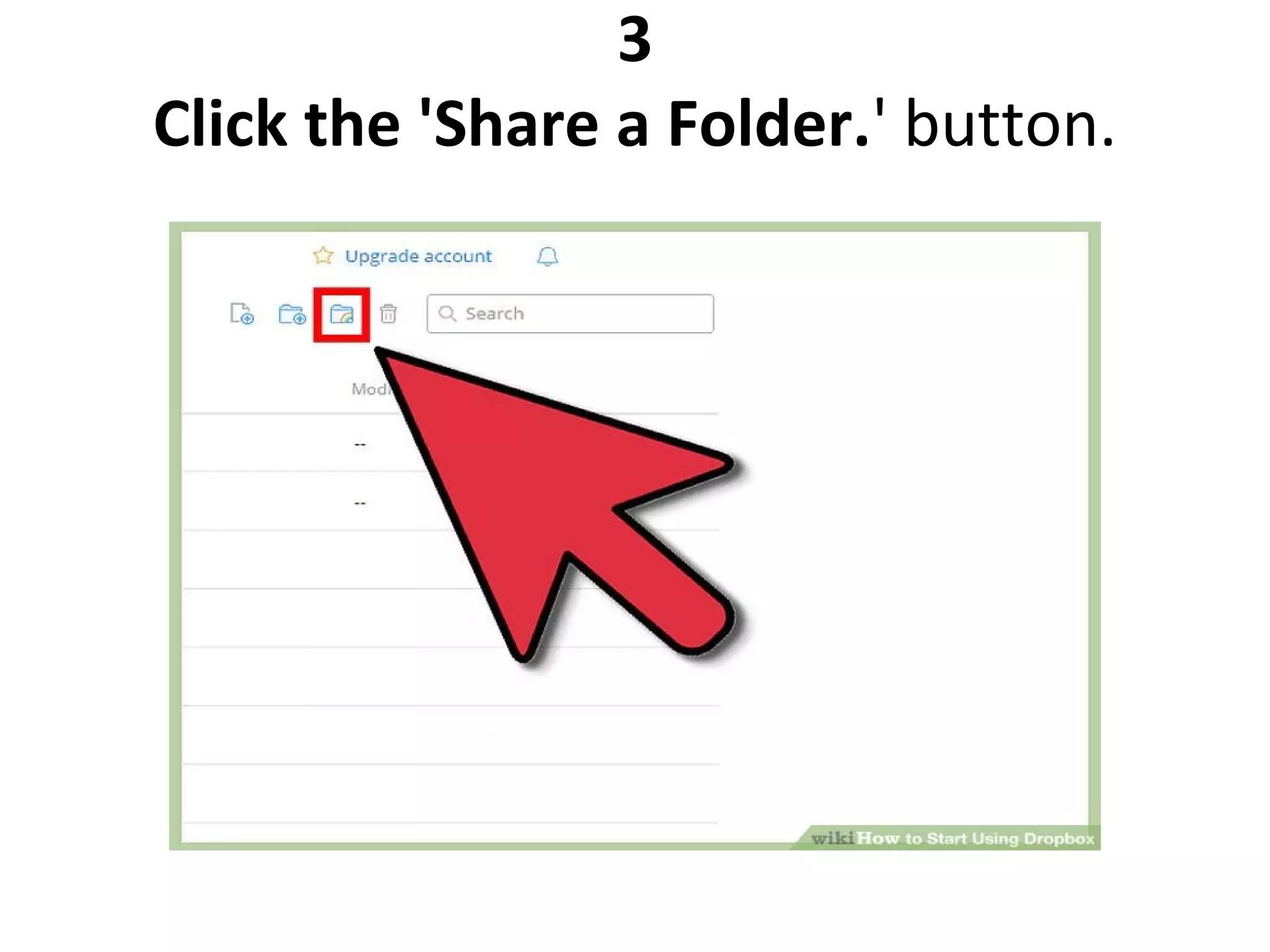 3
Click the 'Share a Folder.' button.
 