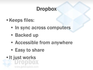 Dropbox pitch deck