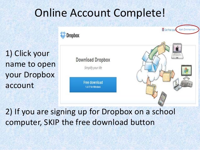 dropbox for students