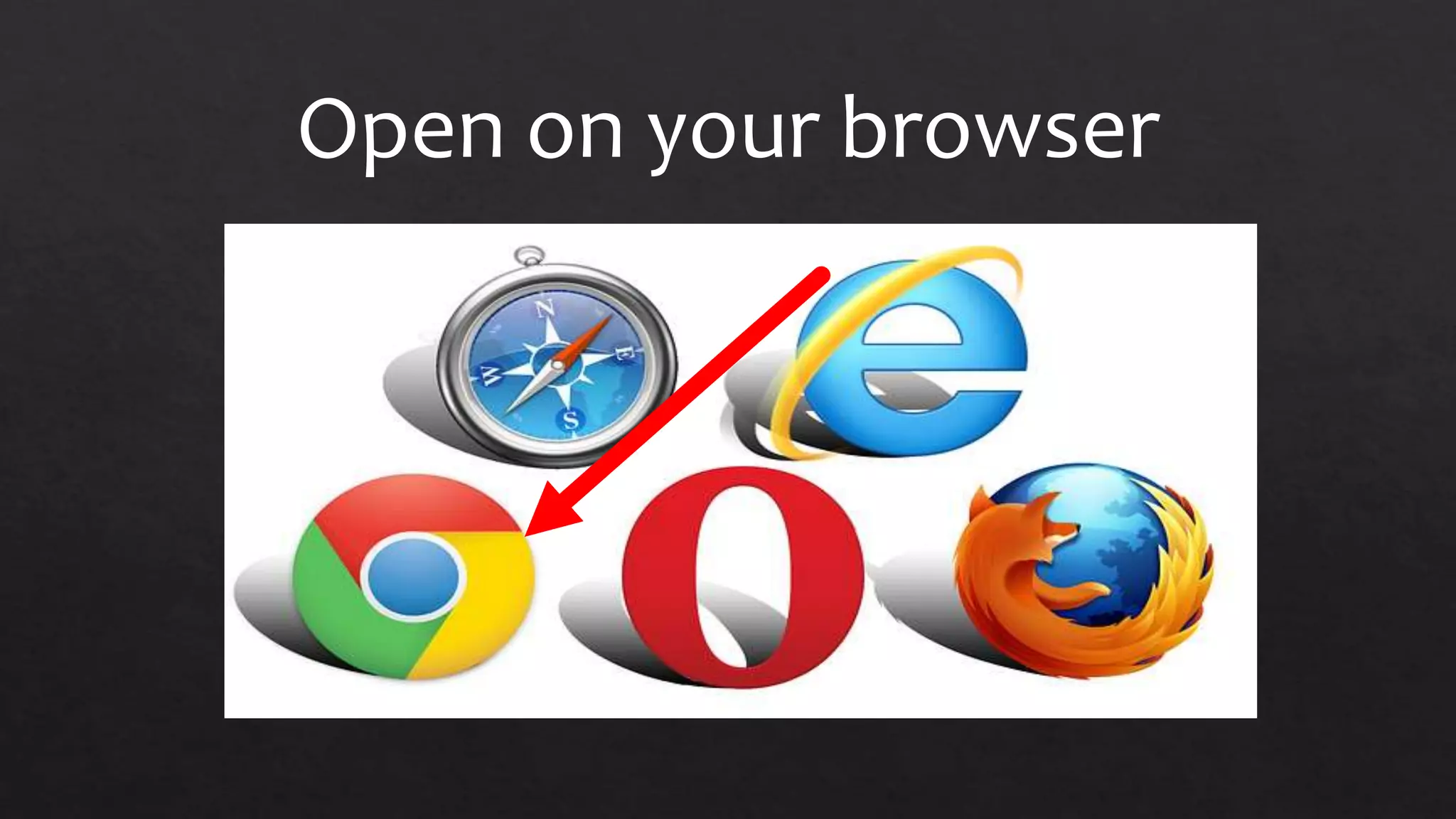 Open on your browser
 