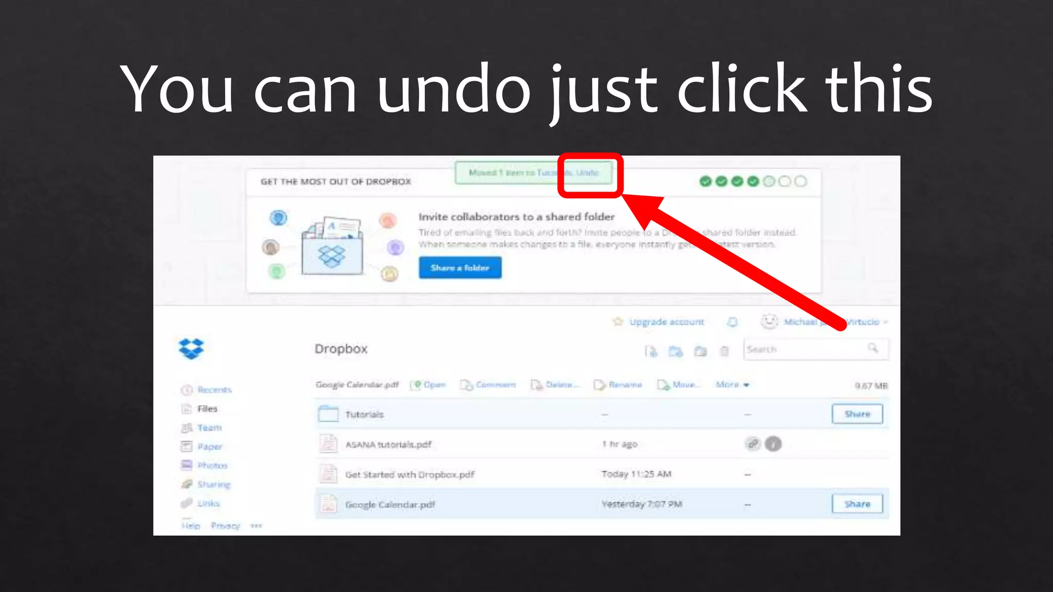 You can undo just click this
 