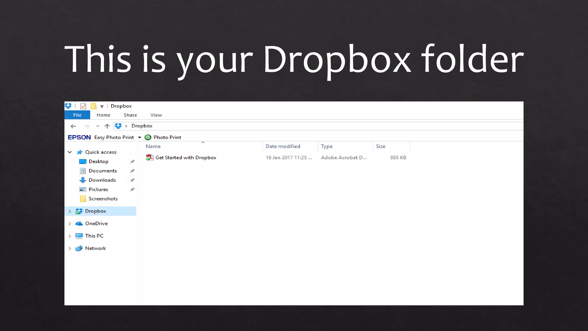 This is your Dropbox folder
 