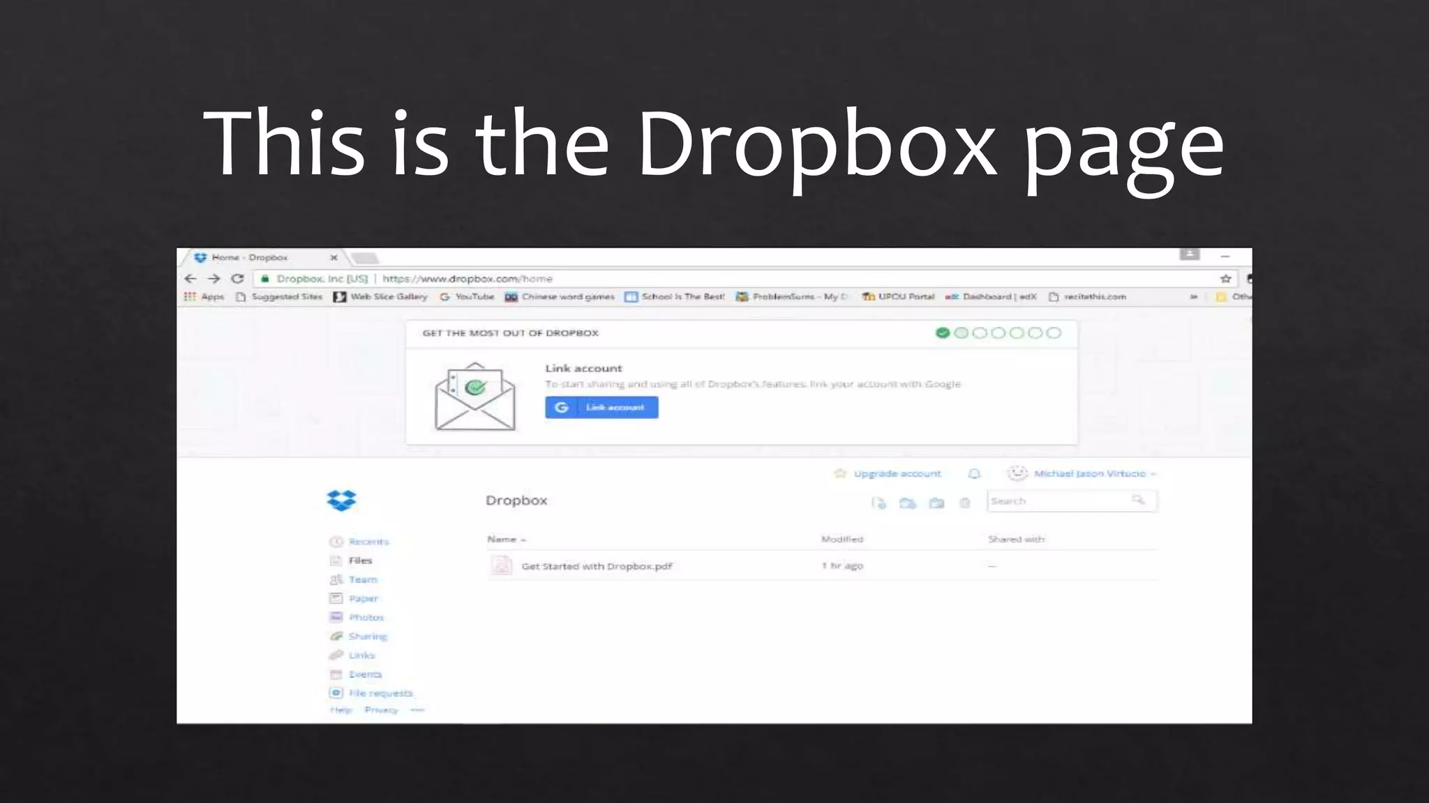 This is the Dropbox page
 