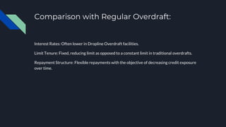 Managing Cash Flow with Dropline Overdrafts | PPTX | Business ...