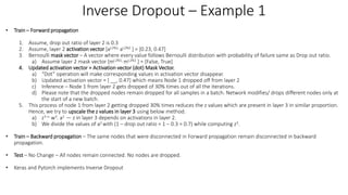 Drop Out in Deep Learning | PPT