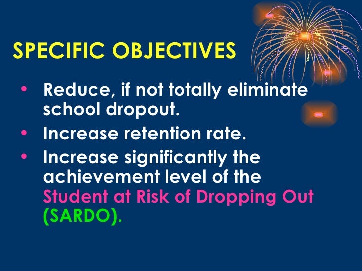 Dropout reduction program (dorp)