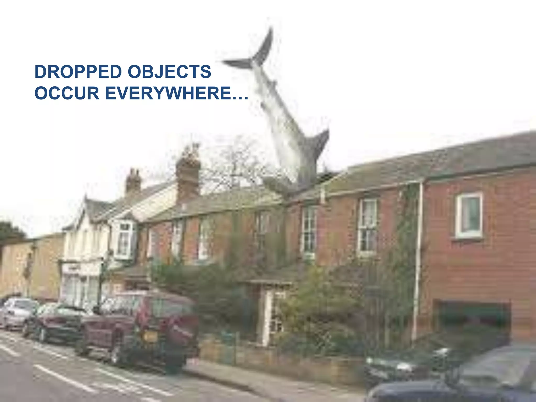 Dropped Object Awareness
DROPPED OBJECTS
OCCUR EVERYWHERE…
 