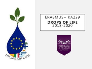 ERASMUS+ KA229
DROPS OF LIFE
2018-2020
 