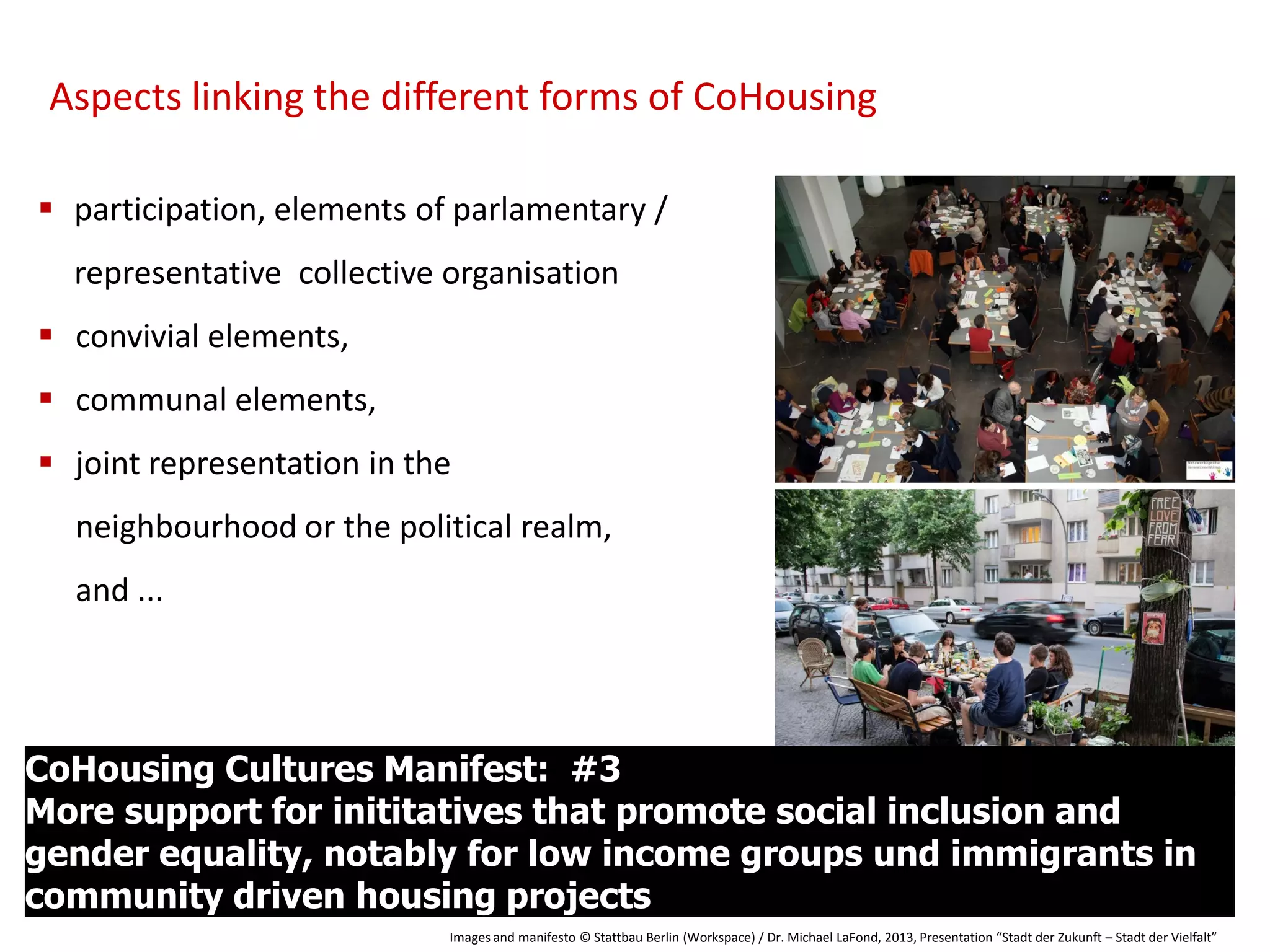 Co-housing - good practice of community-driven and self-organised ...