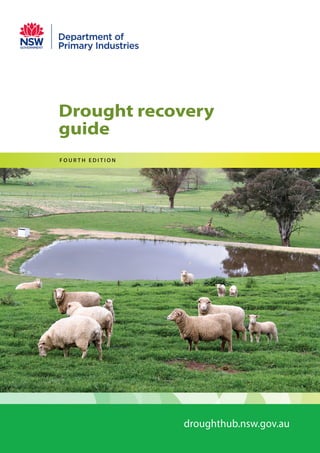 Drought recovery
guide
F O U R T H E D I T I O N
droughthub.nsw.gov.au
 