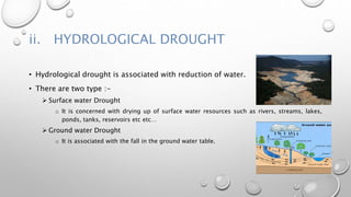 Drought management and water harvesting | PPTX