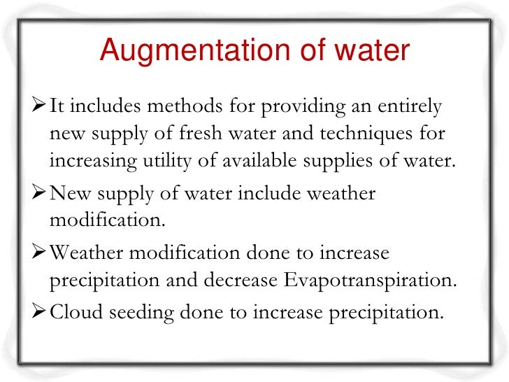 Drought management and water harvesting m5