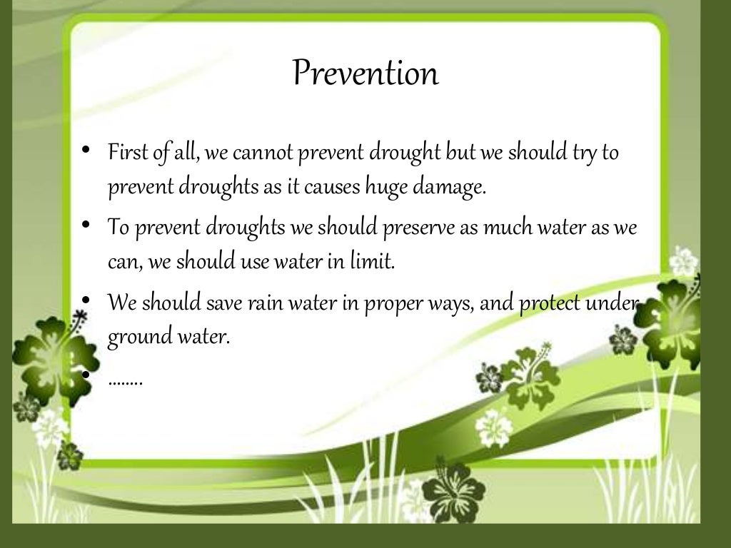 Drought ppt
