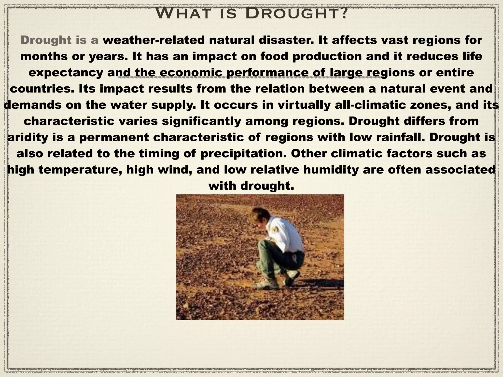 Drought presentation | PPT