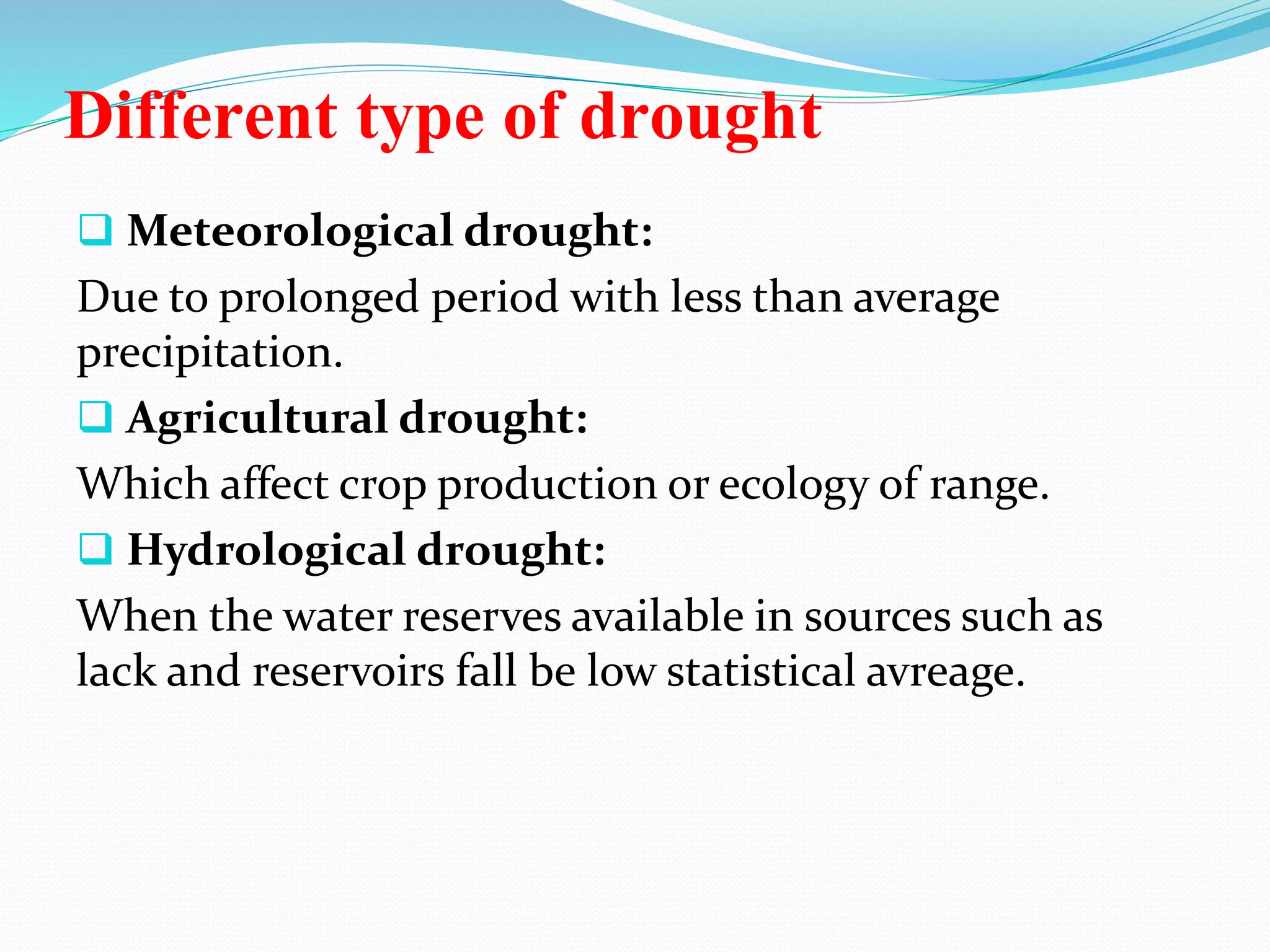 Drought stress and tolerance mechanisms in crops | PPTX