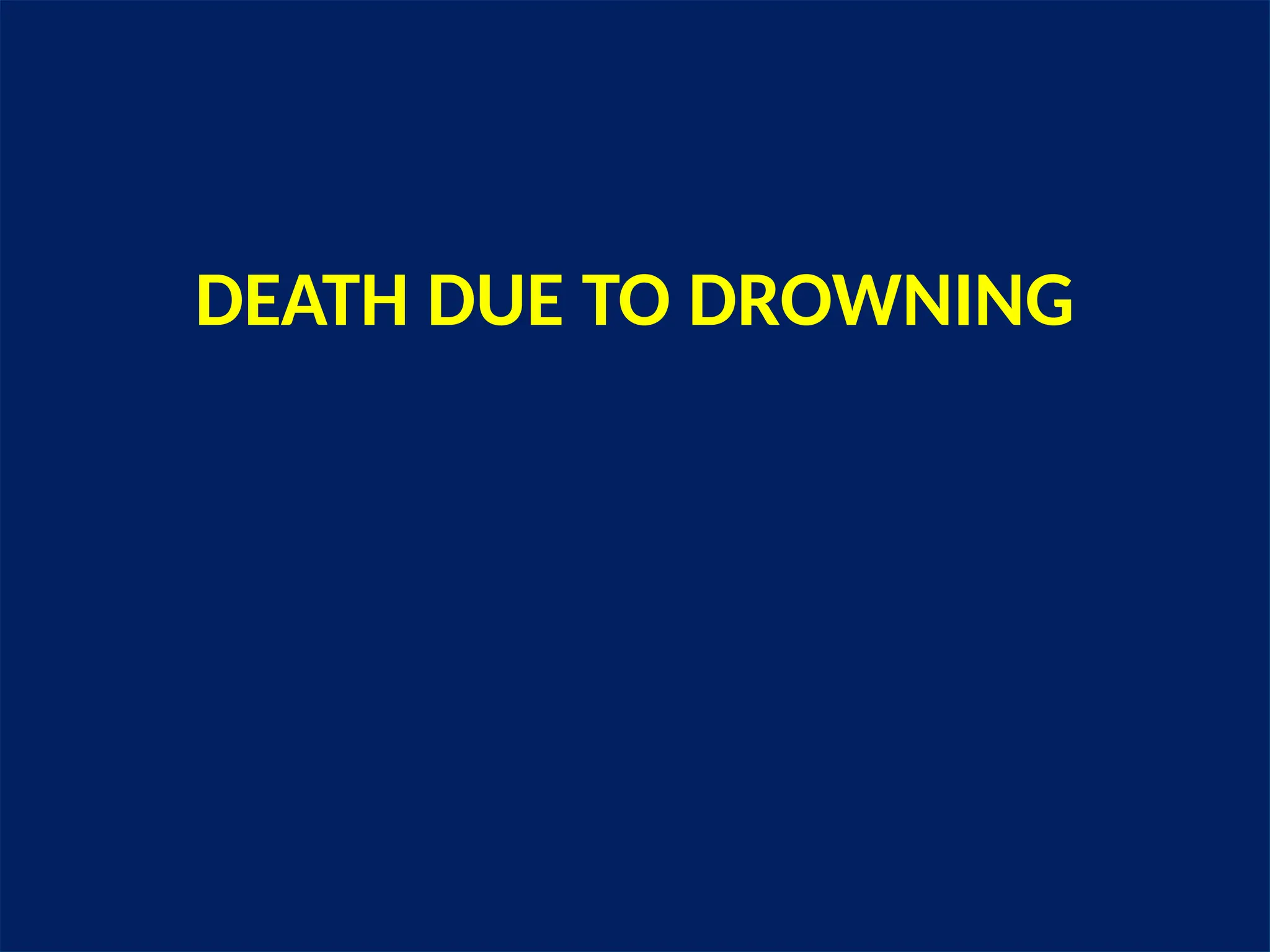 Asphyxia:drowning and its medicolegal aspects | PPTX