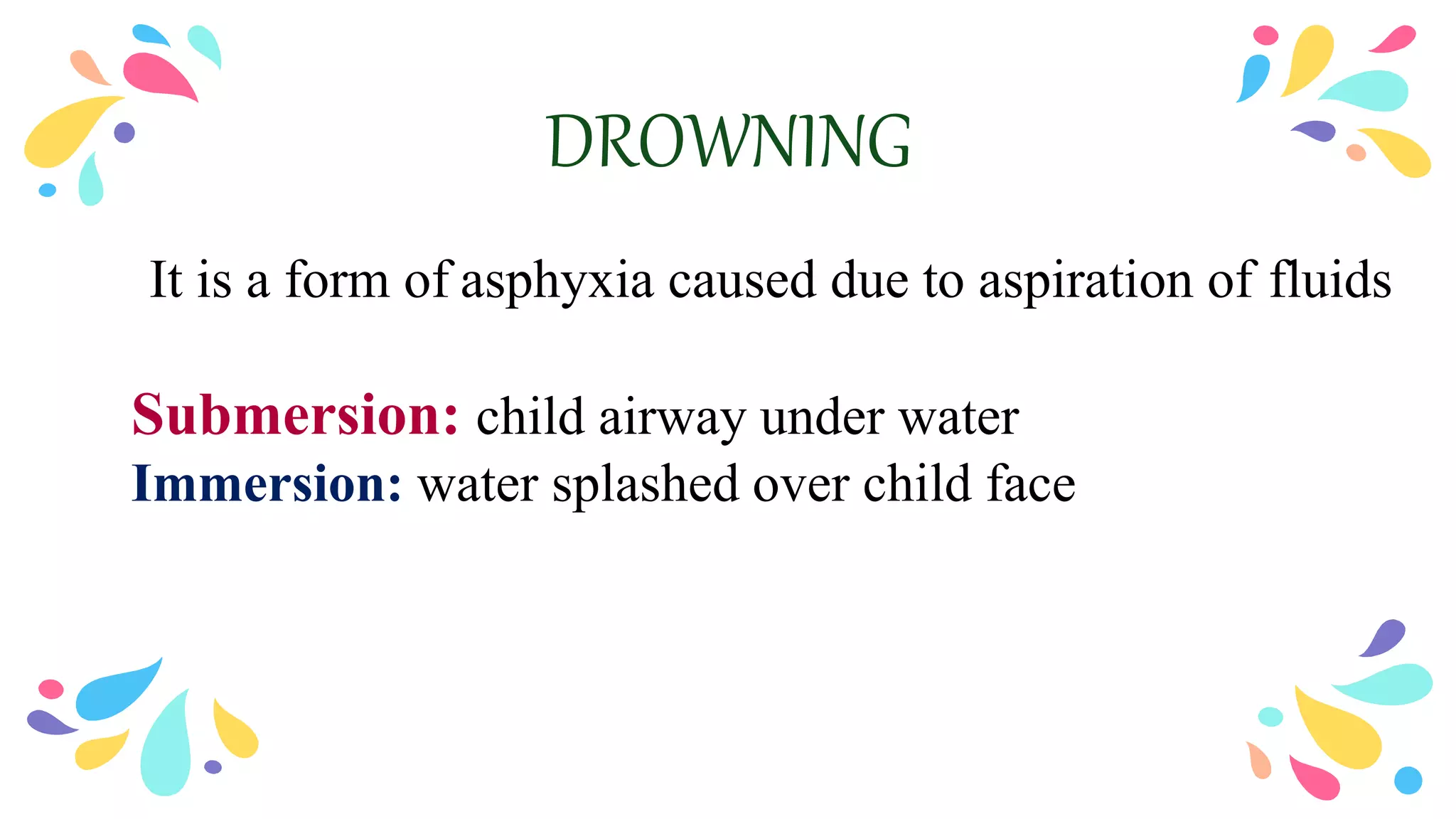 Drowning and near drowning | PPTX