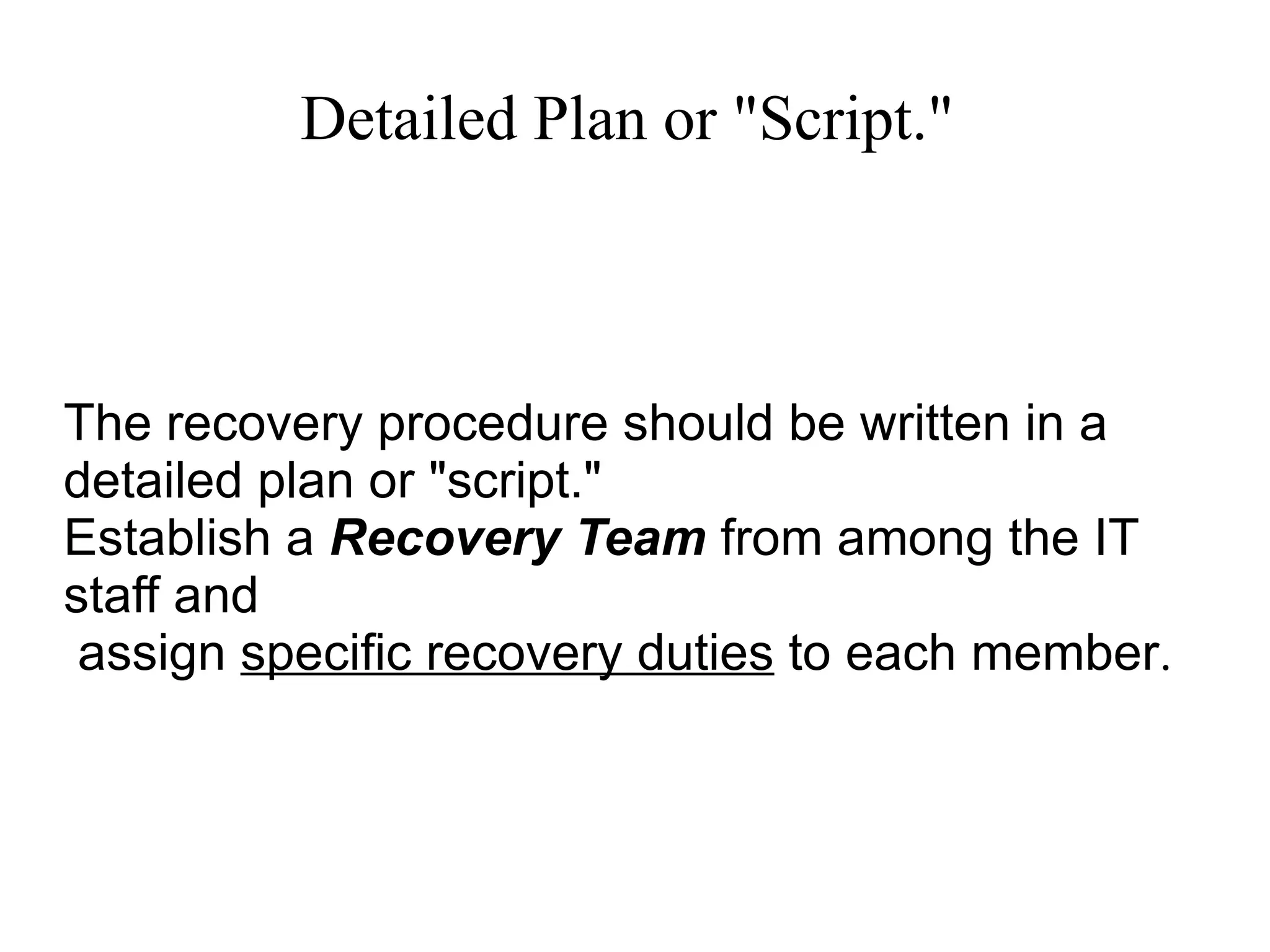 Step 3: Develop the Plan 