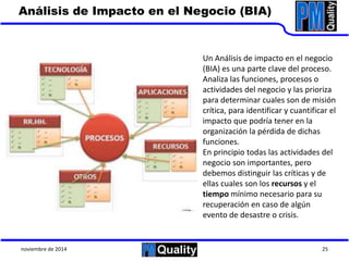 Continuidad de TI - Estrategias de Disaster Recovery | PPTX