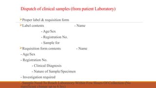 pathological aspect of lab investigations | PPTX