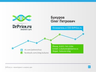 DrPrice.ru - мониторинг и анализ цен   07
 