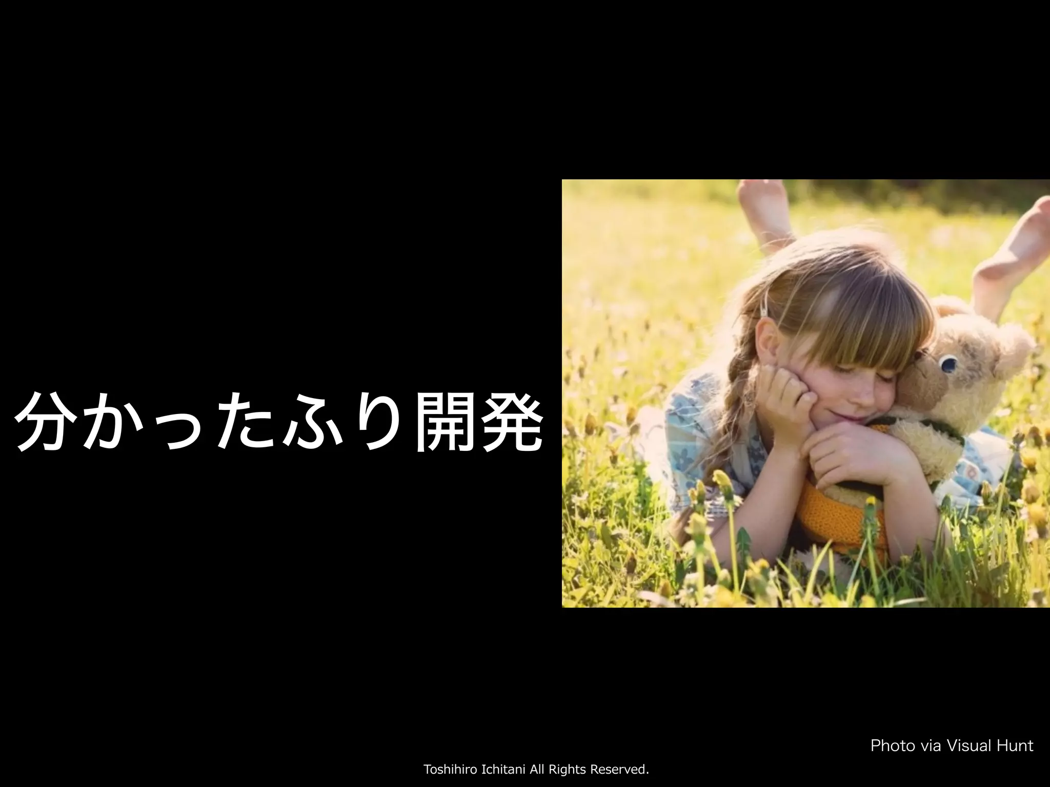 Toshihiro Ichitani All Rights Reserved.
分かったふり開発
Photo via Visual Hunt
 