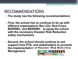 DISASTER RISK REDUCTION MANAGEMENT OF PUGO ELEMENTARY SCHOOL | PPTX