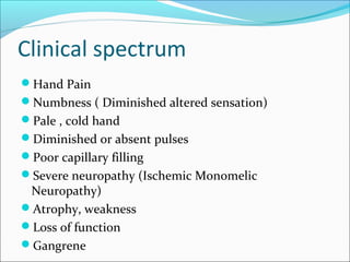 Diminished Hand Sign Management of steal syndrome || Dr Ravi Bansal | PPT