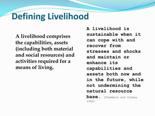 DRR & Livelihood security in Changed Climate | PPSX