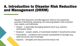DRRM Lesson 1 Presentation- Basics of Disaster Planning | PPTX