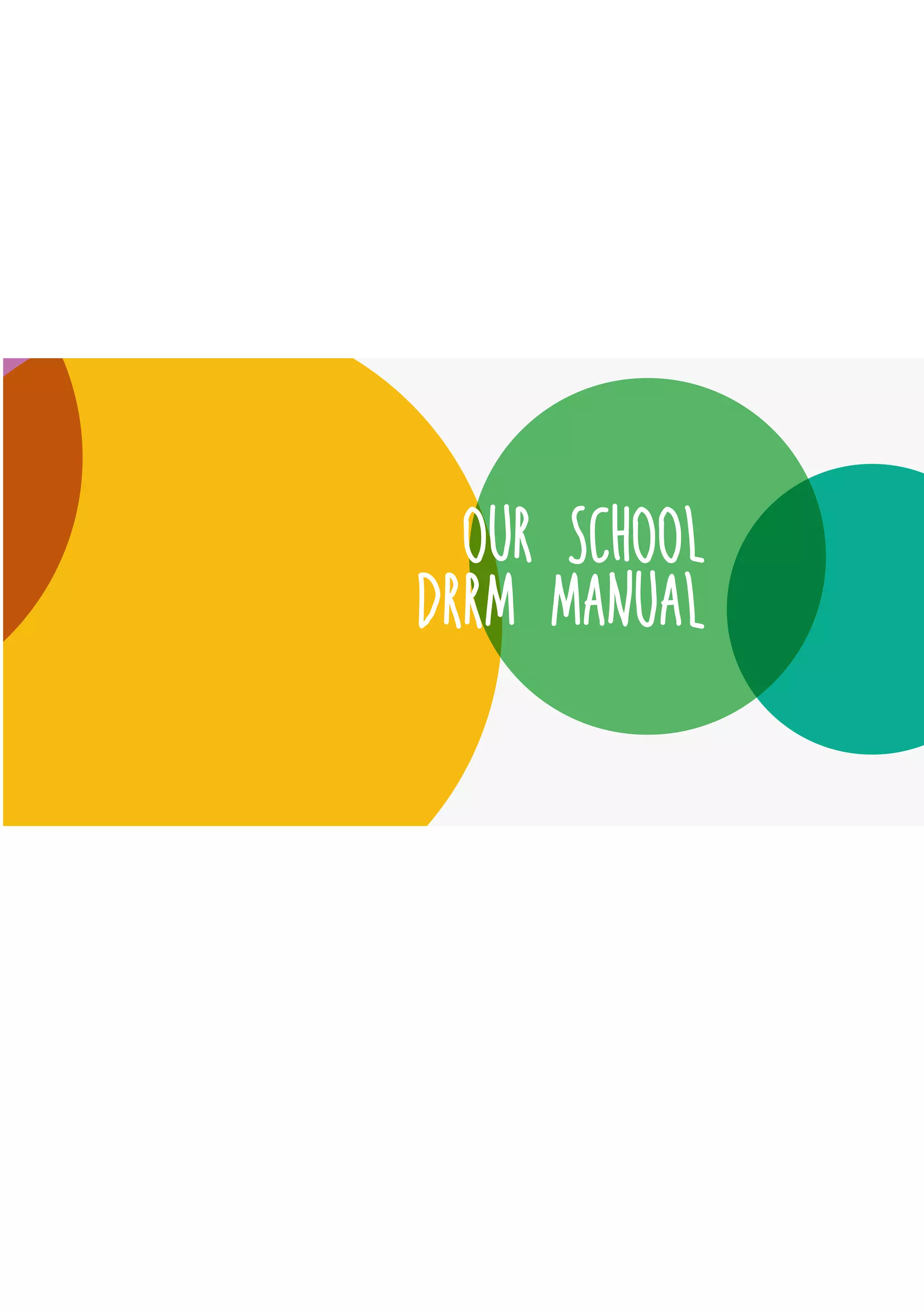 Our School
DRRM Manual
 