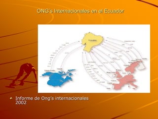 ONG’s Internacionales en el Ecuador Informe de Ong’s internacionales 2002 