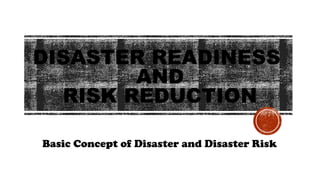 Disaster Readiness and Risk Reduction L1 | PPTX