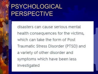 PSYCHOLOGICAL
PERSPECTIVE