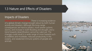 DRRR -  Concept of Disaster and Disaster Risk