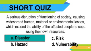 Disaster Readiness and Risk Reduction Module 1 | PDF