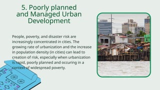 Understanding Risk Factors and Underlying Causes of Disasters for ...