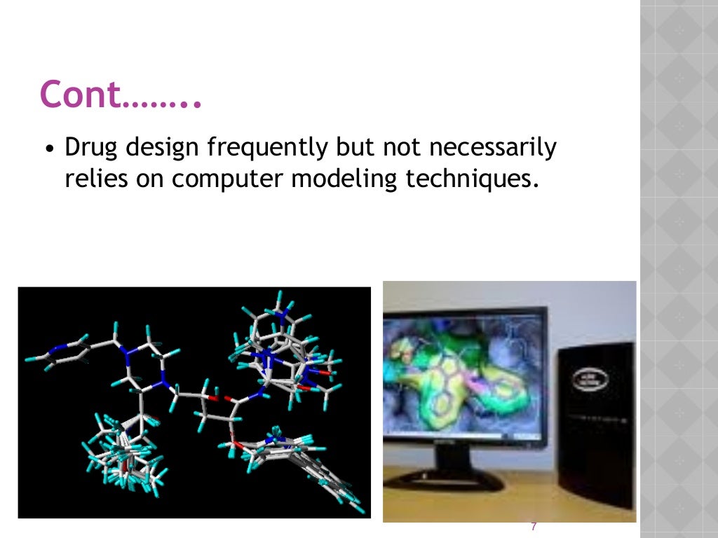 Computer aided drug designing