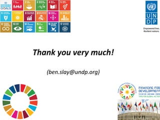 Thank you very much!
(ben.slay@undp.org)
 