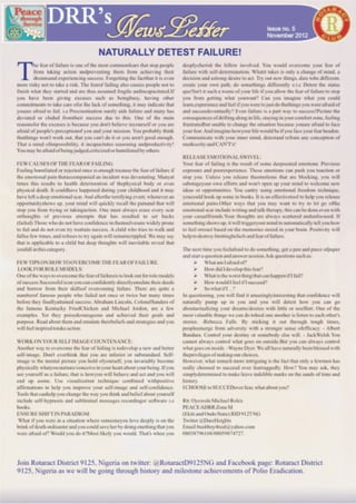 Drr's newsletter. november 2012(1)