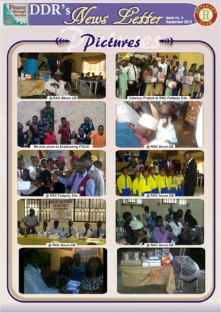 Rotaract District 9125 Nigeria Monthly Newsletter for September 2012