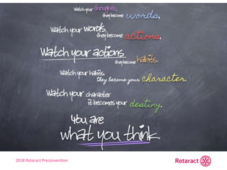 2018 Rotaract Preconvention
 